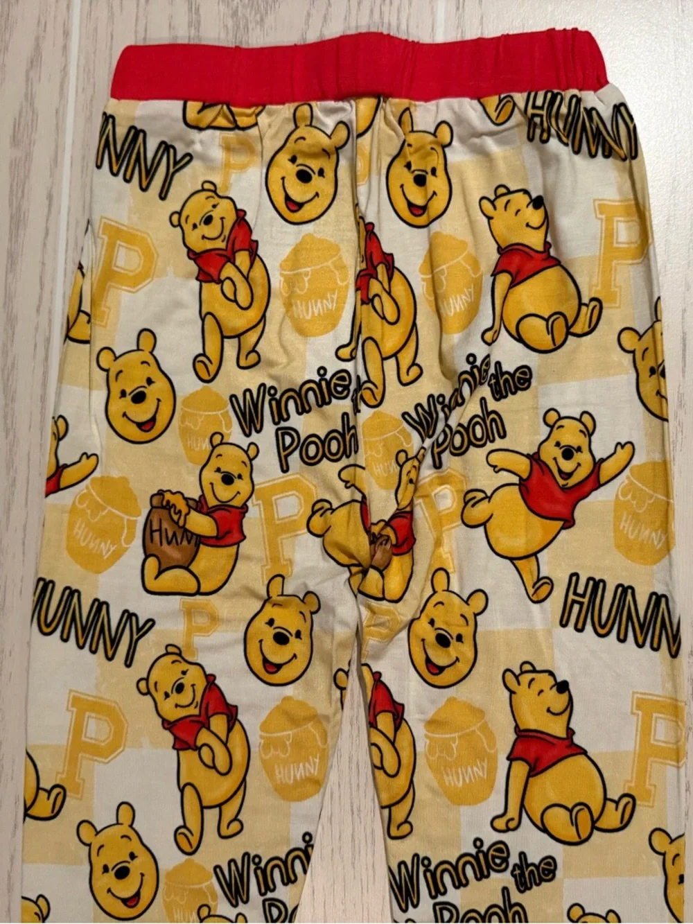Yaritza Boutique Bamboo Pajamas Unisex Kids 5-6Y Winnie Pooh‎ Hunny 2PC NWT